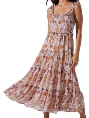 ASTR the Label Floral Smocked Dress